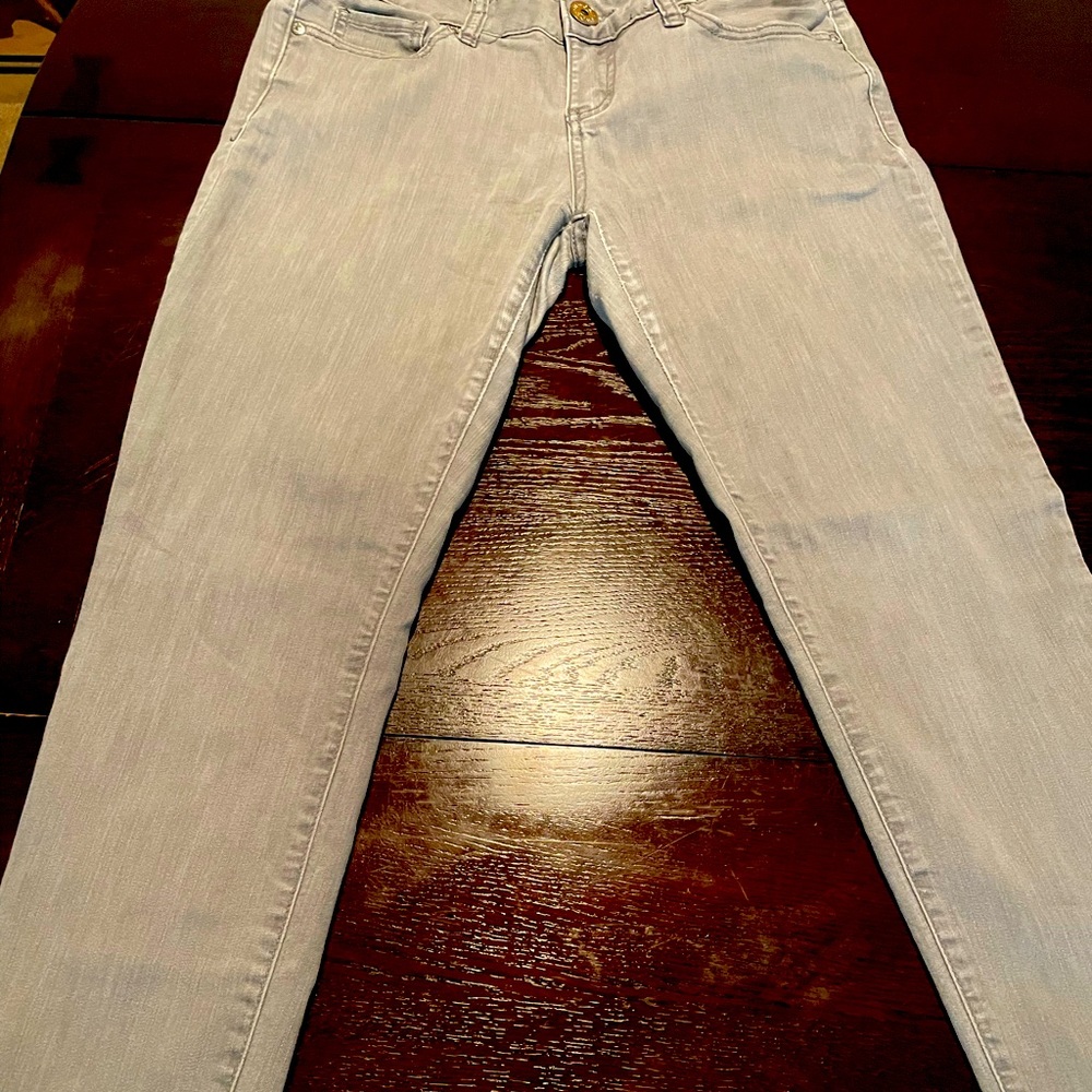 Guess what?  No need with these gray, size 32, Guess jeans.